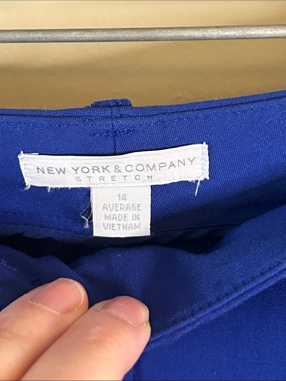 New York & Company Royal Blue Pants - Picture 2 of 6